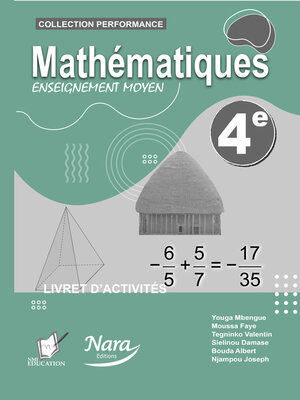 cover image of Collection Performance Enseignement Moyen 4E Livret D'Activités